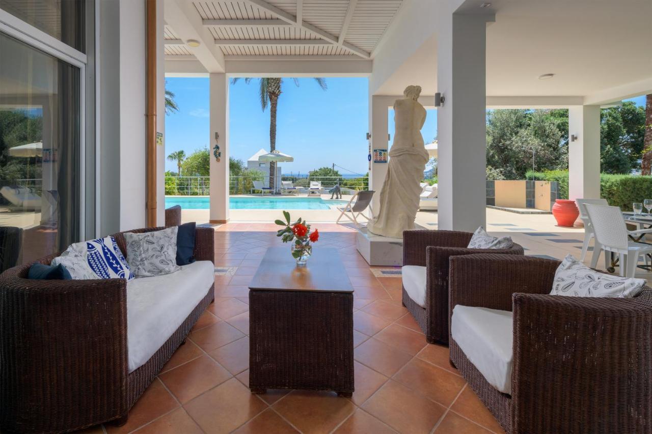 Grande Dame Villa Of Rhodes Asgourou المظهر الخارجي الصورة